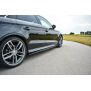 Maxton Design Seitenschweller Ansatz für V.1 / V1 für Audi S3 / A3 S-Line 8V / 8V FL Limousine schwarz Hochglanz