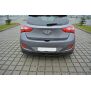 Maxton Design Mittlerer Heckdiffusor Ansatz für Hyundai i30 mk.2 schwarz Hochglanz