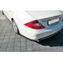 Maxton Design Heck Ansatz Flaps Diffusor für Mercedes CLS C219 55AMG schwarz Hochglanz