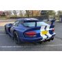 Maxton Design Heckdiffusor Ansatz für Heckschürze für DODGE VIPER GTS