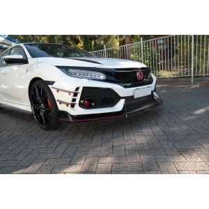 Maxton Design Racing Front Ansatz V.1 / V1 für HONDA CIVIC X TYPE R