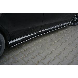 Maxton Design Seitenschweller Ansatz für Mercedes E63 AMG W212  schwarz Hochglanz