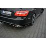 Maxton Design Heck Ansatz Flaps Diffusor für Mercedes E63 AMG W212  schwarz Hochglanz