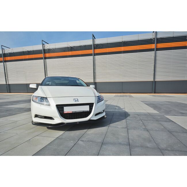 Maxton Design Front Ansatz V.1 / V1 für HONDA CR-Z  schwarz Hochglanz