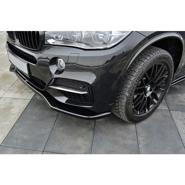 Maxton Design Front Ansatz V.1 / V1 für BMW X5 F15 M Paket schwarz Hochglanz