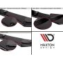 Maxton Design Heck Ansatz Flaps Diffusor für SEAT IBIZA MK2 FACELIFT CUPRA schwarz Hochglanz