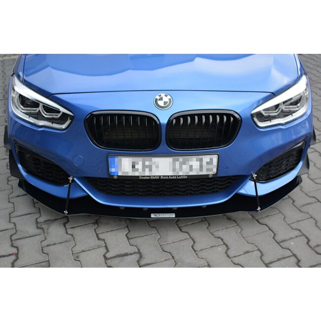 Maxton Design Racing Front Ansatz V.1 / V1 für BMW 1er F20/F21 M-Power FACELIFT