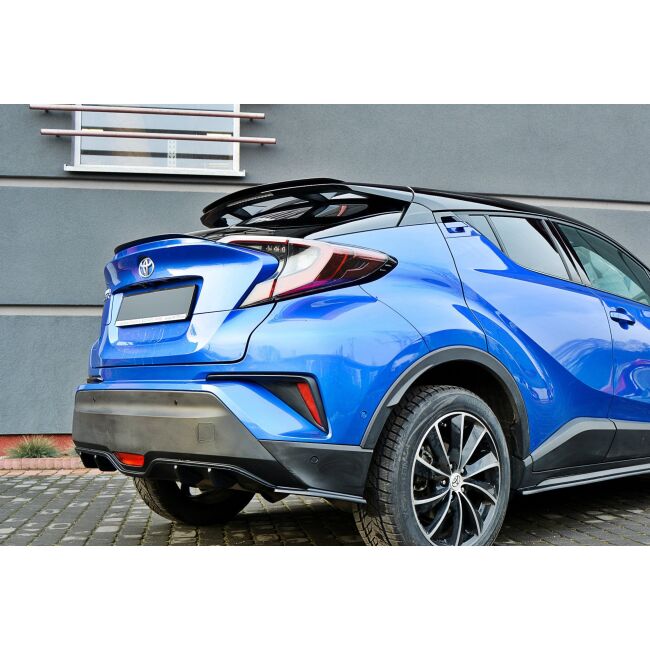 Maxton Design Spoiler CAP V.2 / V2 für TOYOTA C-HR schwarz Hochglanz