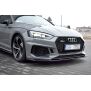 Maxton Design Front Ansatz V.1 / V1 für Audi RS5 F5 Coupe / Sportback schwarz Hochglanz