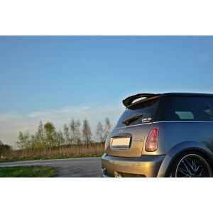 Maxton Design Spoiler CAP für MINI R53 COOPER S JCW schwarz Hochglanz