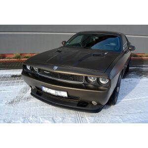 Maxton Design Front Ansatz für DODGE CHALLENGER MK3. PHASE-I SRT8 COUPE  schwarz Hochglanz