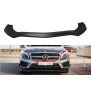 Maxton Design Front Ansatz für Mercedes GLA 45 AMG SUV (X156) vor Facelift schwarz Hochglanz