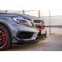 Maxton Design Front Ansatz für Mercedes GLA 45 AMG SUV (X156) vor Facelift schwarz Hochglanz