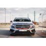 Maxton Design Front Ansatz für Mercedes GLA 45 AMG SUV (X156) vor Facelift schwarz Hochglanz