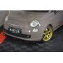 Maxton Design Front Ansatz V.2 / V2 für FIAT 500 HATCHBACK vor Facelift schwarz Hochglanz