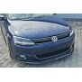 Maxton Design Front Ansatz V.2 / V2 für VOLKSWAGEN JETTA MK6 SEDAN vor Facelift schwarz Hochglanz