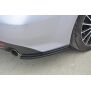 Maxton Design Heck Ansatz Flaps Diffusor für MAZDA 6 MK2 SPORT HATCH (GH-SERIES) vor Facelift schwarz Hochglanz