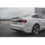 Maxton Design Spoiler CAP für Audi A5 S-Line F5 Sportback schwarz Hochglanz