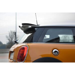 Maxton Design Spoiler CAP für MINI COOPER S MK3 vor Facelift 3-Türer (F56) schwarz Hochglanz