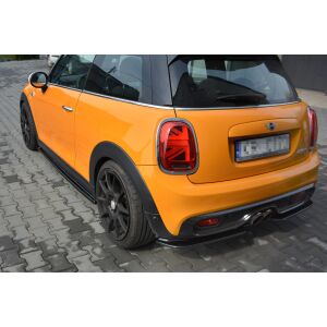 Maxton Design Seitenschweller Ansatz für MINI COOPER S MK3 vor Facelift 3-Türer (F56) schwarz Hochglanz