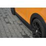 Maxton Design Seitenschweller Ansatz für MINI COOPER S MK3 vor Facelift 3-Türer (F56) schwarz Hochglanz