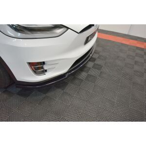 Maxton Design Front Ansatz V.1 / V1 für TESLA MODEL X schwarz Hochglanz