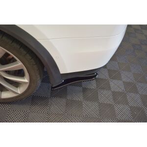 Maxton Design Heck Ansatz Flaps Diffusor V.1 / V1 für TESLA MODEL X  schwarz Hochglanz