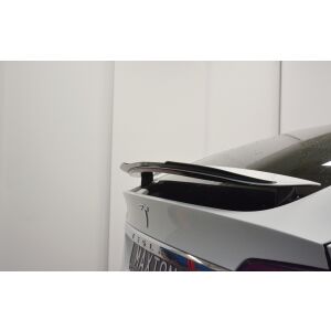 Maxton Design Spoiler CAP V.1 / V1 für TESLA MODEL X schwarz Hochglanz