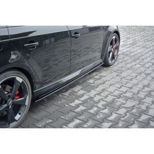 Maxton Design Seitenschweller Ansatz für Audi RS3 8V FL Sportback schwarz Hochglanz