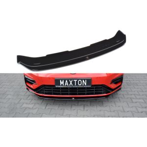 Maxton Design Front Ansatz V.5 / V5 für VW Golf 7 R / R-Line Facelift schwarz Hochglanz