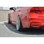 Maxton Design Heck Ansatz Flaps Diffusor V.1 / V1 für BMW M3 F80 schwarz Hochglanz