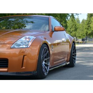 Maxton Design Seitenschweller Ansatz für NISSAN 350Z schwarz Hochglanz