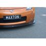 Maxton Design Front Ansatz für NISSAN 350Z schwarz Hochglanz