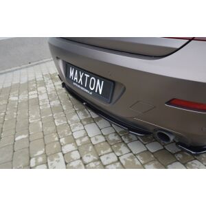 Maxton Design Mittlerer Heckdiffusor Ansatz für BMW 6er GRAN COUPÃ‰ schwarz Hochglanz