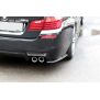 Maxton Design Heck Ansatz Flaps Diffusor für BMW M5 F10 schwarz Hochglanz