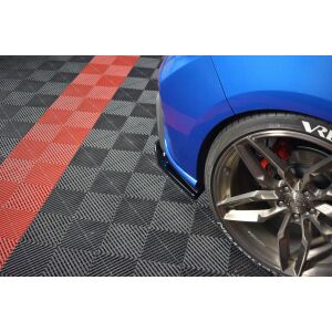 Maxton Design Heck Ansatz Flaps Diffusor V.2 / V2 für Ford Focus ST-Line Mk4 schwarz Hochglanz