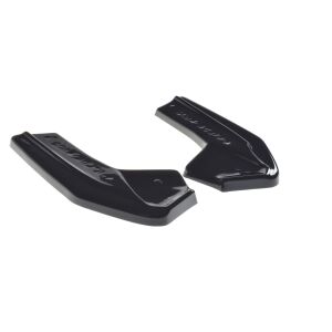 Maxton Design Heck Ansatz Flaps Diffusor V.2 / V2 für Ford Focus ST-Line Mk4 schwarz Hochglanz