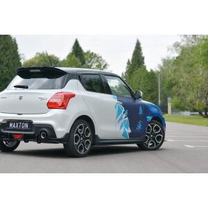 Maxton Design Seitenschweller Ansatz für SUZUKI SWIFT 6 SPORT schwarz Hochglanz