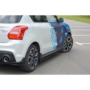 Maxton Design Seitenschweller Ansatz für SUZUKI SWIFT 6 SPORT schwarz Hochglanz