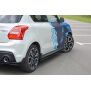 Maxton Design Seitenschweller Ansatz für SUZUKI SWIFT 6 SPORT schwarz Hochglanz