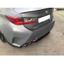 Maxton Design Mittlerer Heckdiffusor Ansatz für Lexus Rc  schwarz Hochglanz