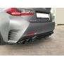 Maxton Design Mittlerer Heckdiffusor Ansatz für im DTM LOOK Lexus Rc schwarz Hochglanz