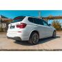 Maxton Design Spoiler CAP für BMW X3 F25 M-Paket Facelift  schwarz Hochglanz