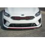 Maxton Design Front Ansatz V.3 / V3 für Kia ProCeed GT Mk 3 schwarz Hochglanz