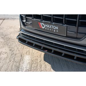 Maxton Design Front Ansatz für  Audi Q8 S-line schwarz Hochglanz