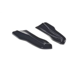 Maxton Design Heck Ansatz Flaps Diffusor für Volvo V40 R-design schwarz Hochglanz