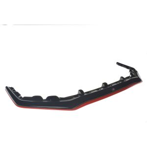 Maxton Design Front Ansatz passend für V.3 / V3 passend für SUBARU  WRX STI schwarz+Rot Hochglanz