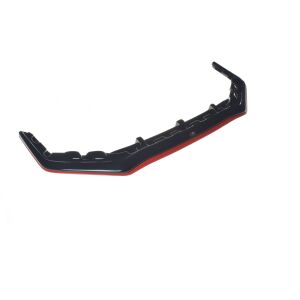 Maxton Design Front Ansatz passend für V.3 / V3 passend für SUBARU  WRX STI schwarz+Rot Hochglanz