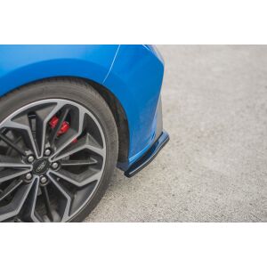 Maxton Design Heck Ansatz Flaps Diffusor V.1 / V1 für Ford Focus ST Mk4 schwarz Hochglanz