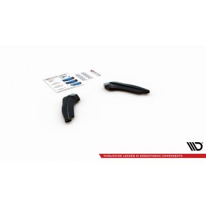 Maxton Design Heck Ansatz Flaps Diffusor V.1 / V1 für Ford Focus ST Mk4 schwarz Hochglanz